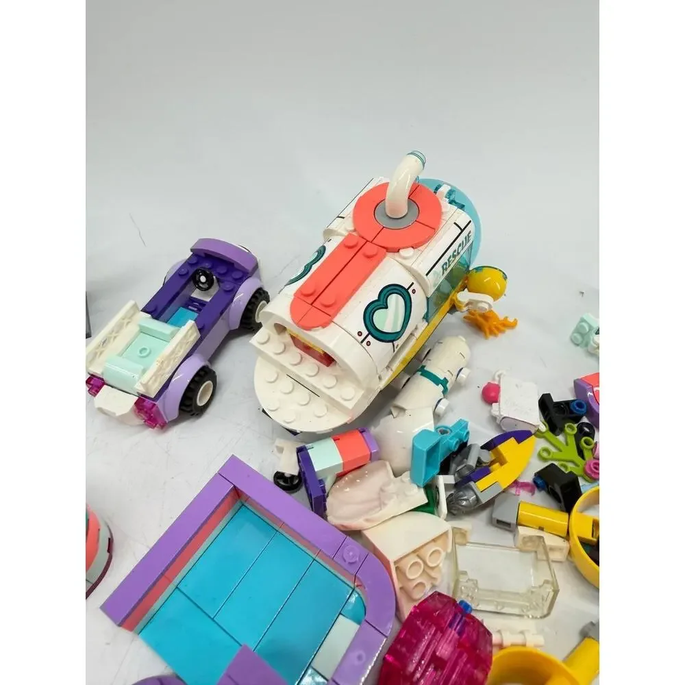 LEGO Friends Mixed Lot Incomplete Sets Vehicles Figures Parts Accessories Used